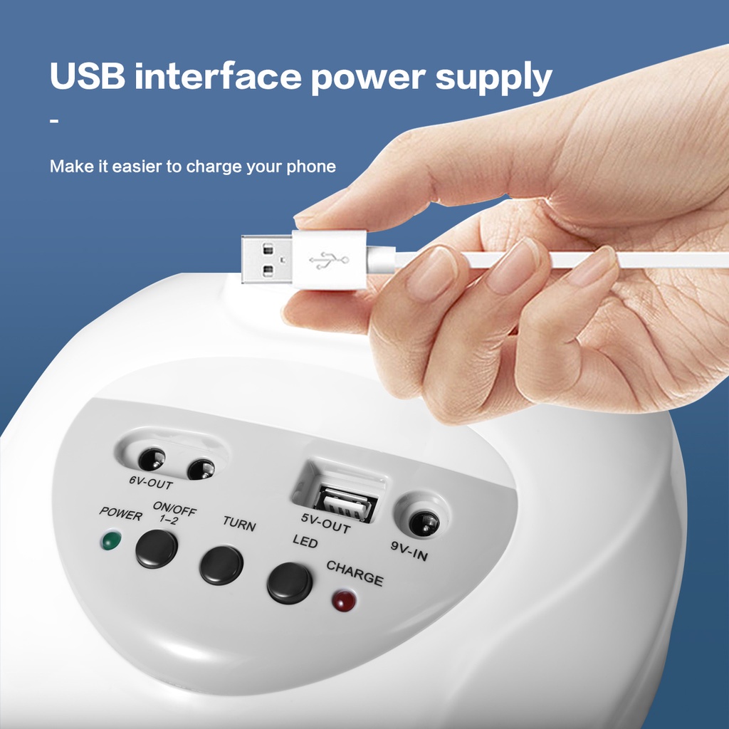 Solar electric fan 12“ 14” 16“ electric fan with solar fan and USB led lights stand electric fan - Image 4