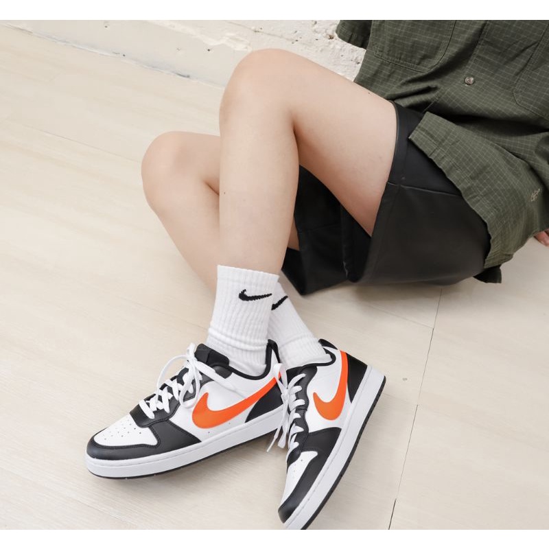 Nike Court Borough Low 2 GS Total Orange | Shopee Philippines