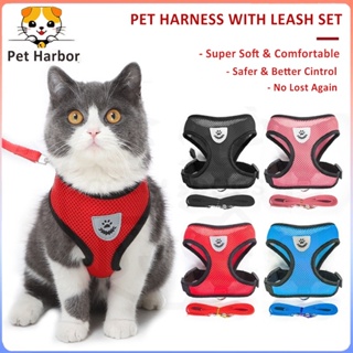 [Factory direct sales] Pet Cat Leash Harness for cat leash and collar for Adjustable with Leash Adju