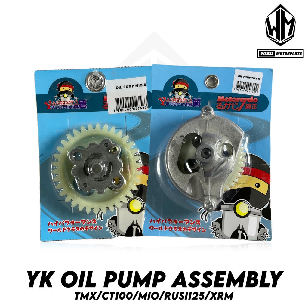 MOTORCYCLE OIL PUMP ASSEMBLY YAKIMOTO (TMX/CT100/MIO/RUSI/XRM) Shopee