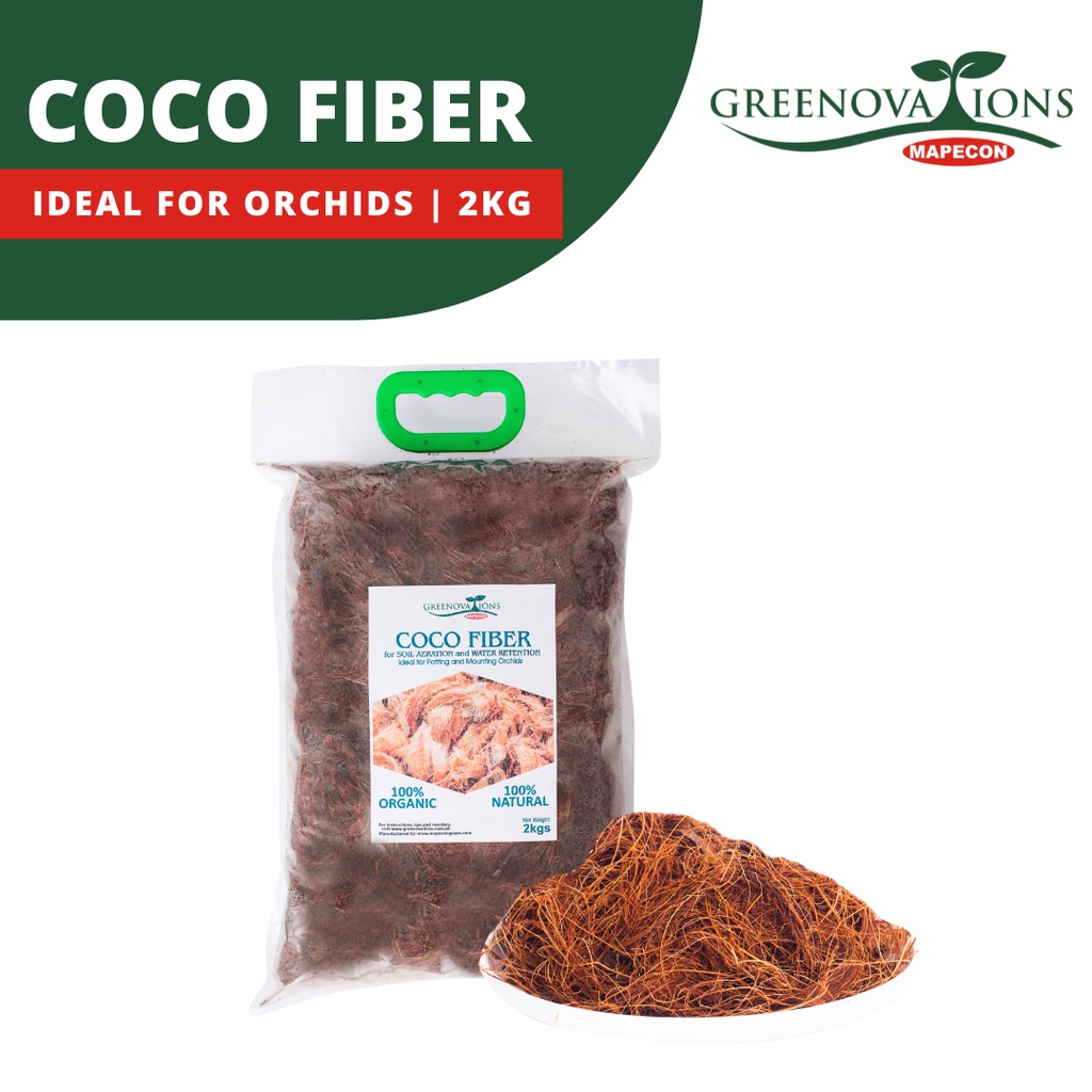Coco Fiber 2kg Ideal for Planting and Mounting Orchids Shopee