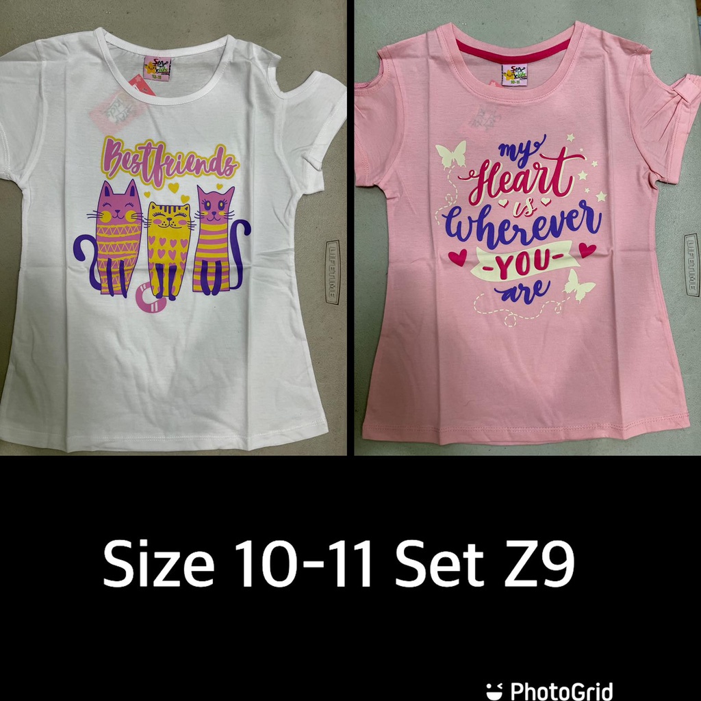 Star kids Girls Blouse 5-8yrs old (2pcs)