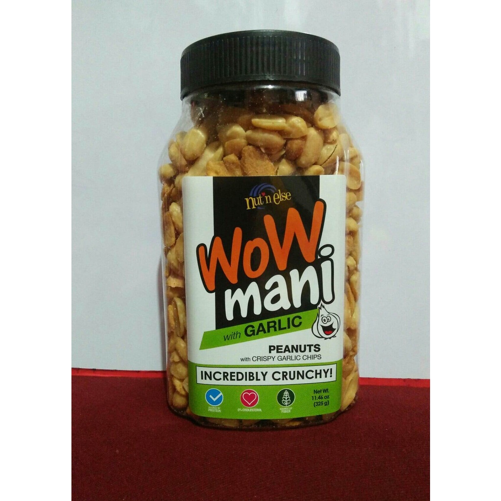 WOW Mani with Crispy Garlic Chips 325g Shopee Philippines