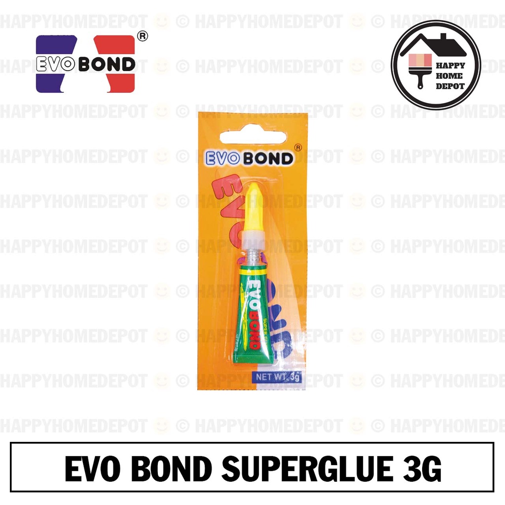EVO BOND SUPER GLUE 3G CYANOACRYLATE ADHESIVE SUPER GLUE 502 HEAVY DUTY