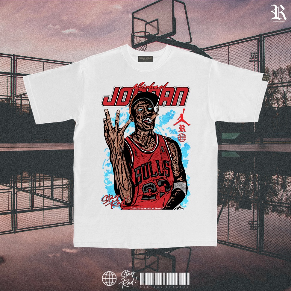 JORDAN V3 MICHAEL JORDAN BOOTLEG TSHIRT NBA SHIRT BULLS HYPEBEAST