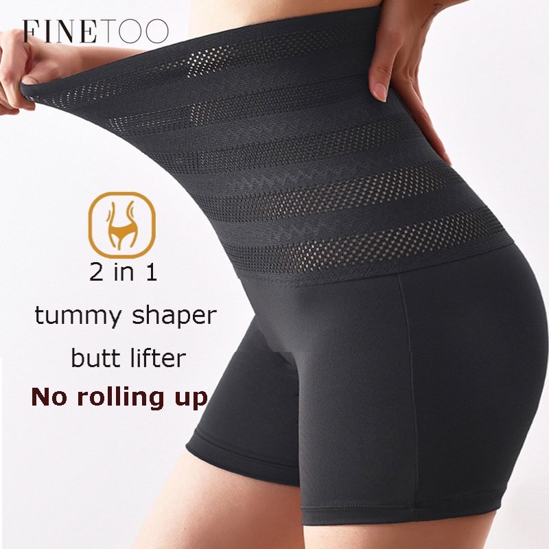 HighWaist Tummy Boxer Pants Tummy Tuck Lift Postpartum Shapers