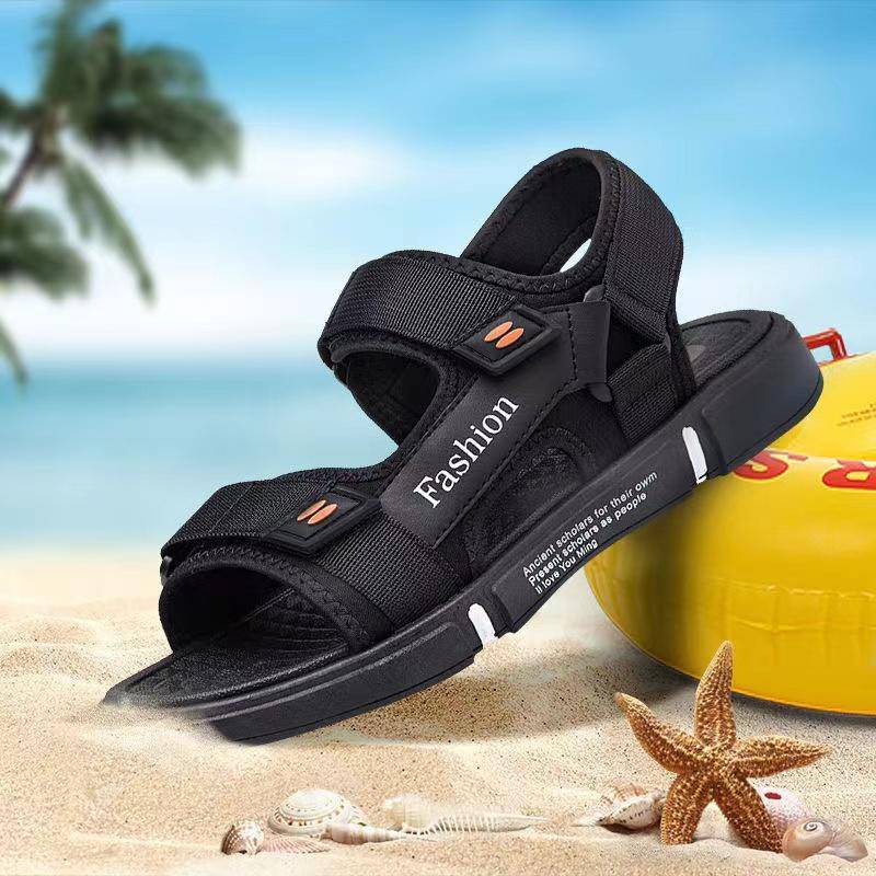 Casual Men Sandals Two Strap Sandles Outdoor Breathable Comfort NonSlip Open Sandals Shopee