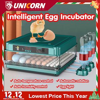 98/108/130 Eggs Fully Automatic Egg Incubator Intelligent Digital Hatcher Brooder with Temper
