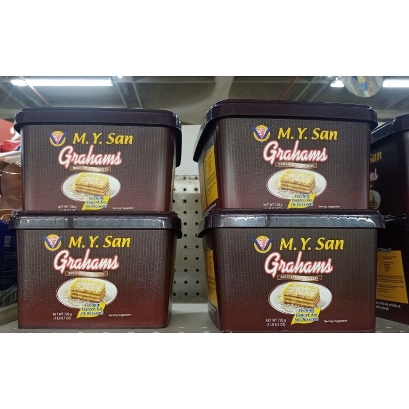 M.Y. SAN GRAHAMS "HONEY GRAHAM CRACKERS " 700g Shopee Philippines