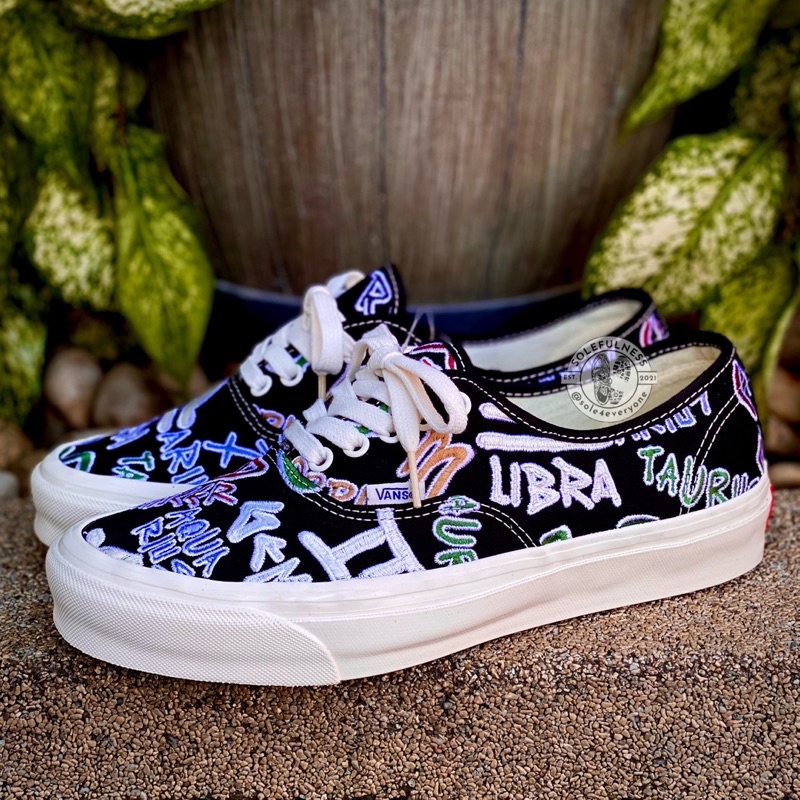 Vans Vault OG Authentic Lx Zodiac (Embroid) Shopee Philippines