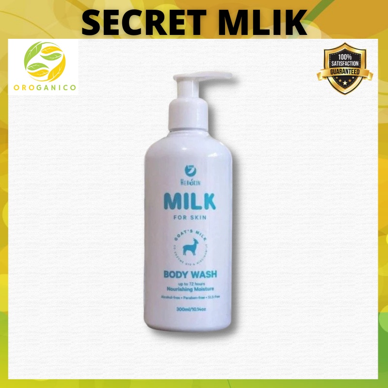 Oroganico Her Skin Secret Milk for Skin Goat Milk Body Wash 300ml by ...