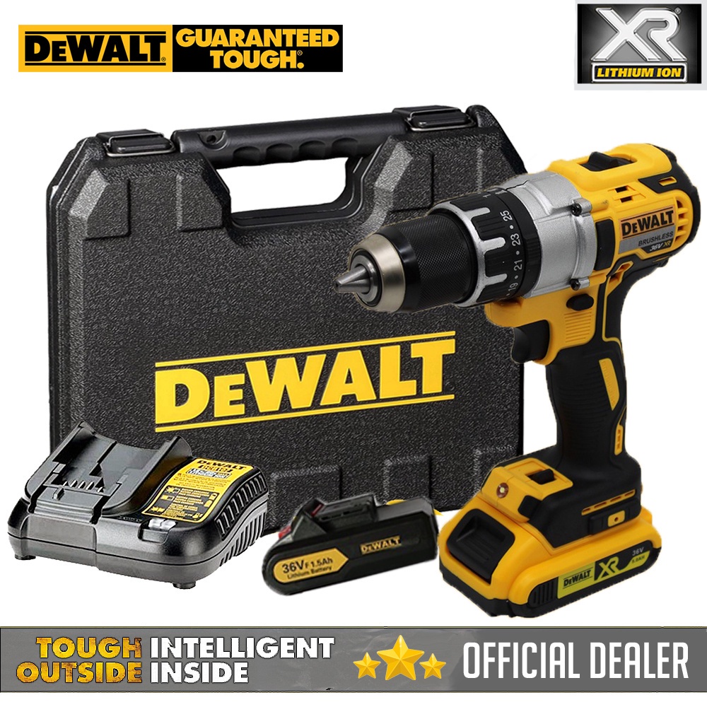 DeWALT 36V Cordless Drill Hammer Electric Drill Cordless Impact Drill