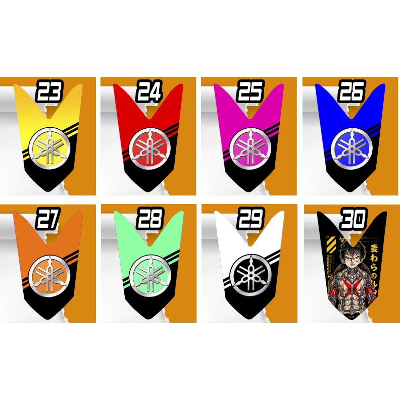Yamaha Mio i125 M3 Front Fender Sticker Waterproof Laminated, NEW ...
