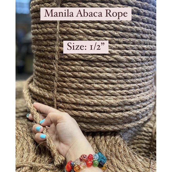 Abaca Rope/Manila Rope 12mmby1meter Shopee Philippines