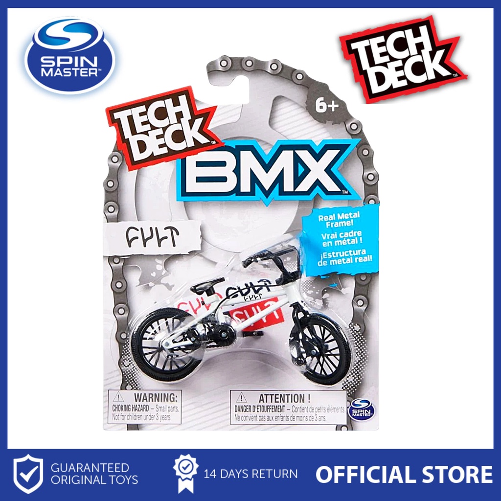 Tech Deck BMX Finger Bike Single Pack Cult (White) Children Toy Gift