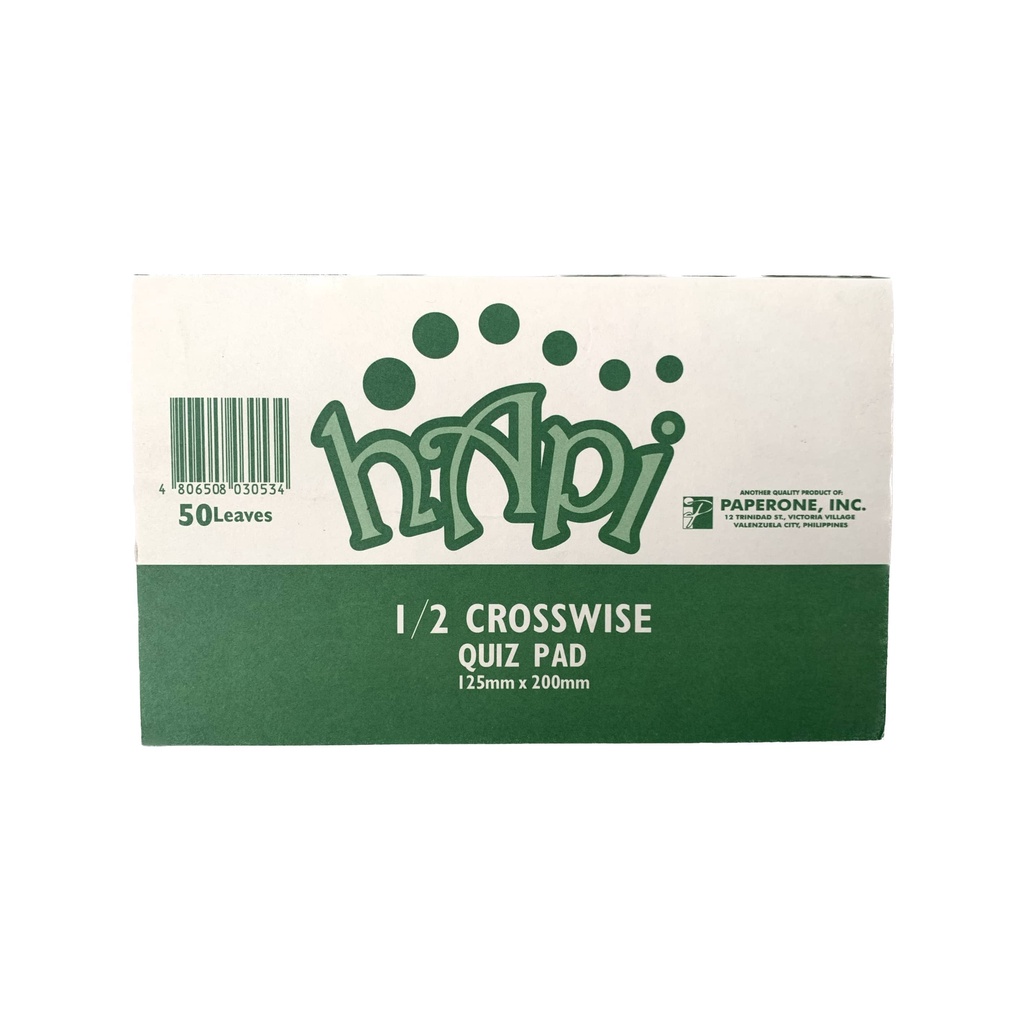 hapi-1-2-crosswise-quiz-pad-50leaves-125mm-200mm-20pads-shopee