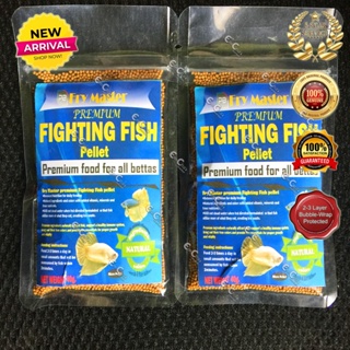 Fry Master (BLUE PACKAGE) BETTA FISH Buy 1 Take 1 Premium Fighting Fish Pellet or Betta Food 40gx2 (