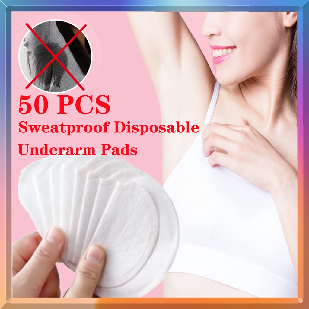 50PCS Underarm Sweat Pads, Armpit Sweat Pads for Women and Men ,Premium