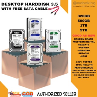 Hard Disk 3.5 inch 320GB | 500GB | 1TB | 2TB Sata Internal HDD For Desktop Computer CCTV PREOWNED