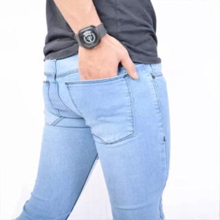 PRIA HITAM Giordano Black Pants Men Jeans Adult Pencil Plain Slimfit Slim Fit Skinny Stretch Street Stretchy Rubber Jumbo Big Size Latest Model 2022/thick Long Jeans/Jean/Men/Men/Men2/Boys/Boys ///Items/Slang/Cool #3