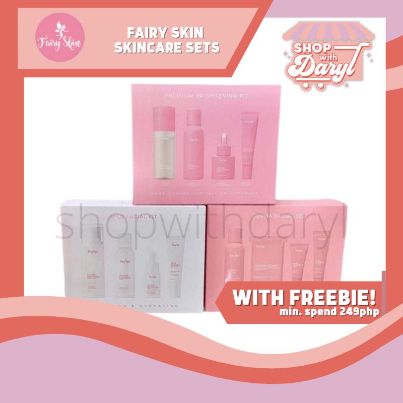 [onhand] Fairy Skin Premium Brightening Kit Derma Facial Set Mild Facial Kit Shopee Philippines