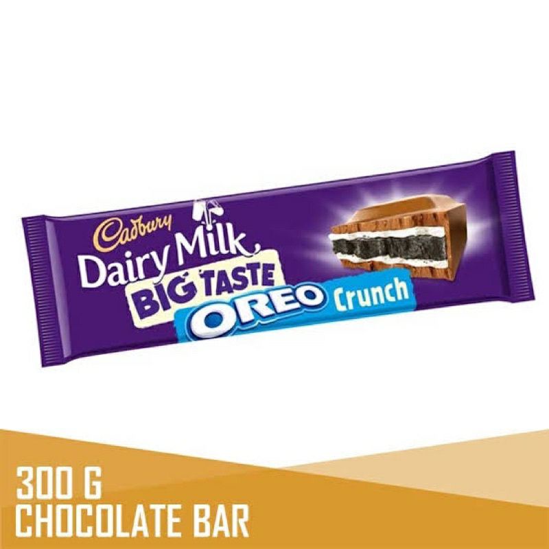 Cadbury Dairy Milk Big Taste Oreo 300g Shopee Philippines