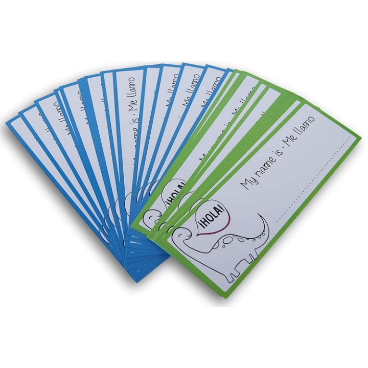 30 PC SET MADE FOR RETAIL Desktop Name Tag Composition Name Plate Hello