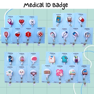 MNotable Medical ID Badge | Retractable ID Card Clips