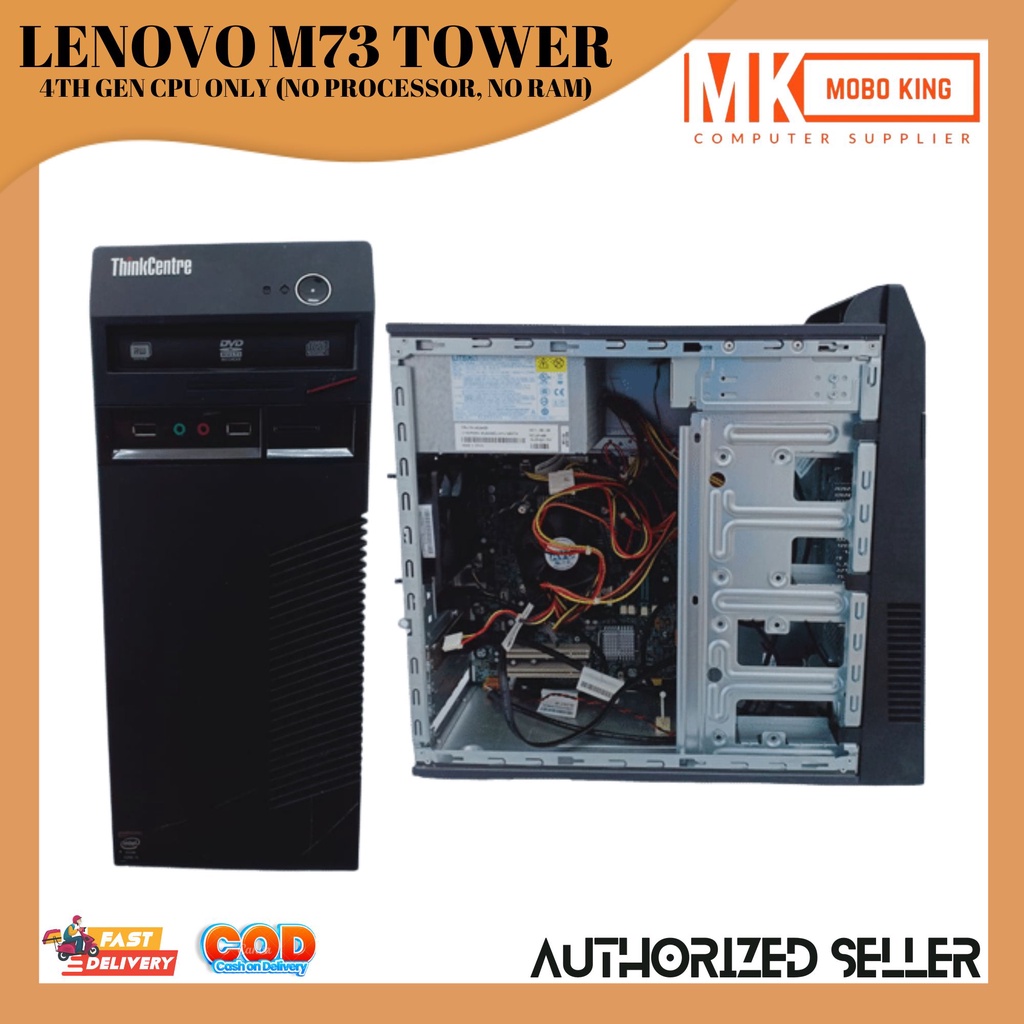 LENOVO M73 TOWER 4GEN CPU ONLY (No Processor NO RAM NO HDD, OS, No ...