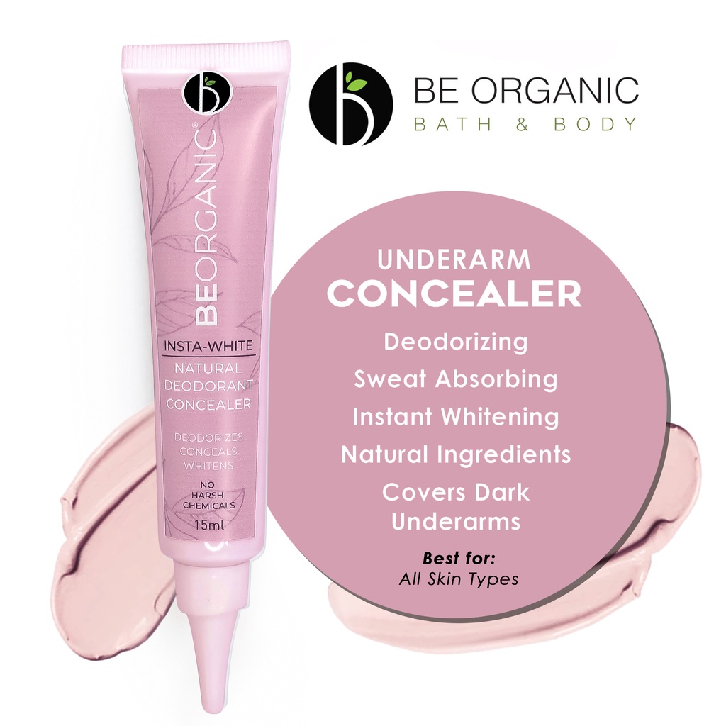 Be Organic Natural Deodorant Underarm Concealer 15ml Shopee Philippines