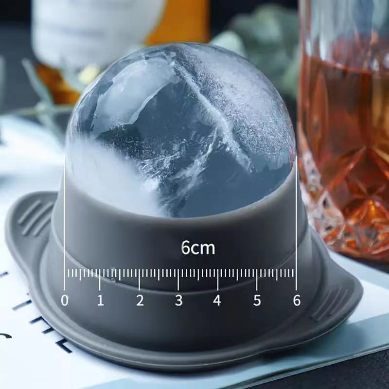 Silicone Spherical Ice Cube Mould Whiskey Ice Ball Maker Round