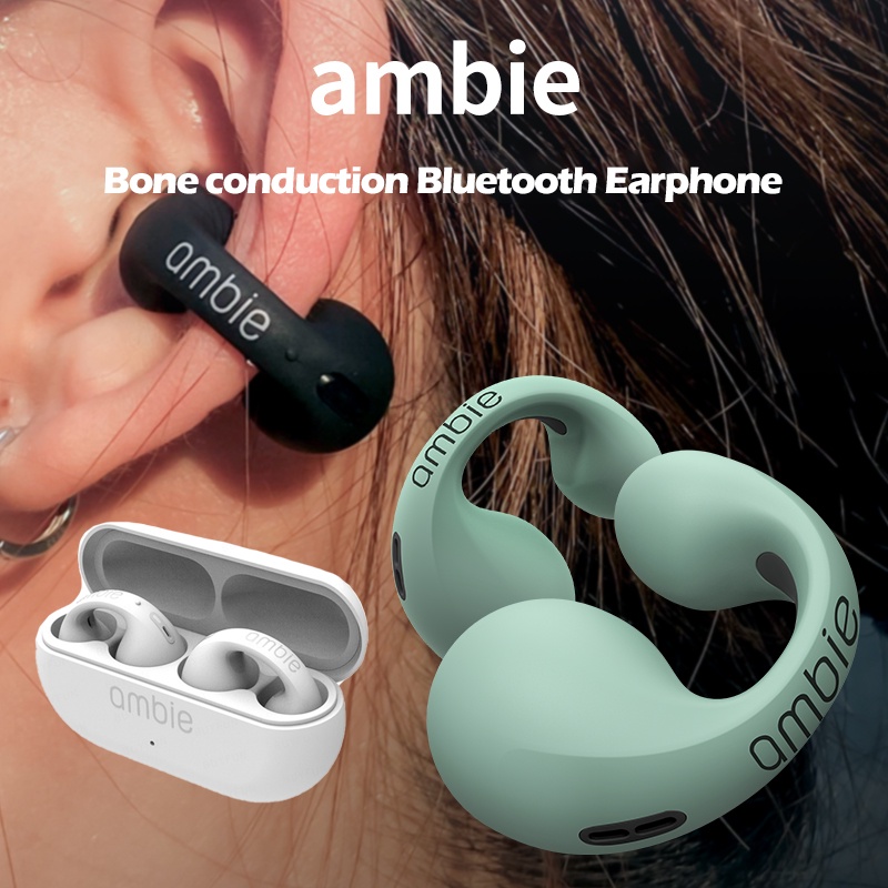 For Ambie Sound Earcuffs Ear Bone Conduction Earring Type Sony Wireless