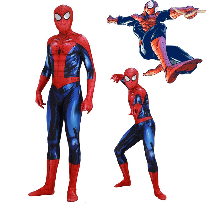 Movie Superior Spider Man Cosplay Costume Mask Superhero Spiderman