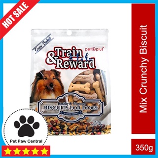 Train and Reward Crunchy Biscuit Dog Treats, Biscuits and Snacks 350g
