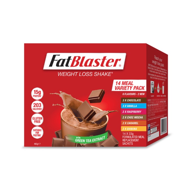 Fat Blaster Weight Loss Shake (14 meal variety pack) Shopee Philippines