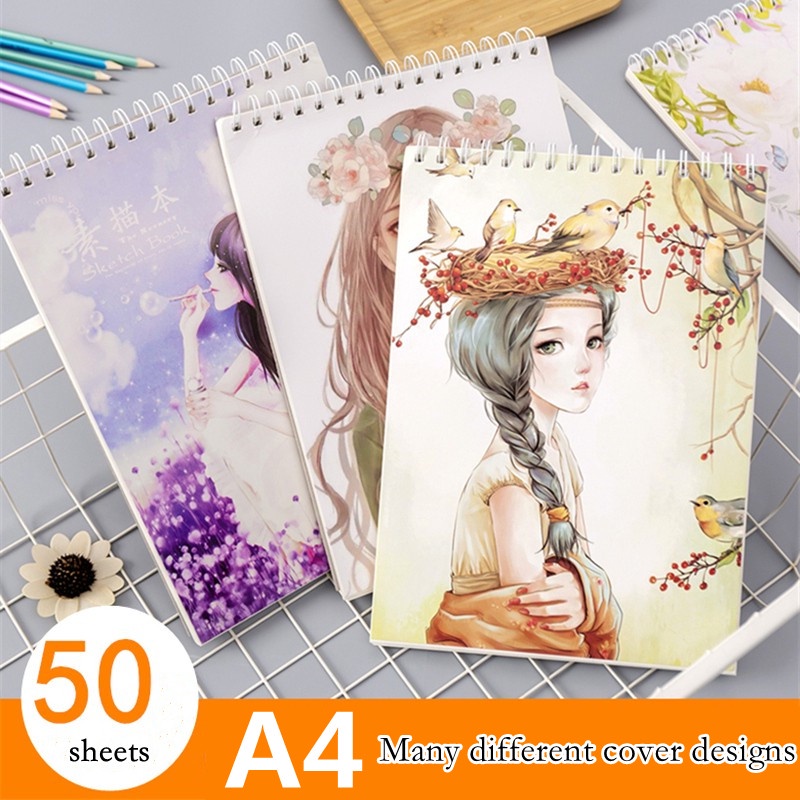 A4 Sketchbook blank drawing book Painting sketchbook art students