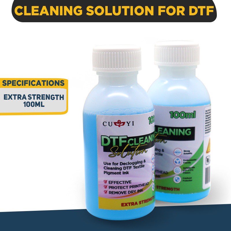 Cuyi DTF Cleaning Solution EXTRA STRENGTH 100ML 1 PCS Shopee Philippines