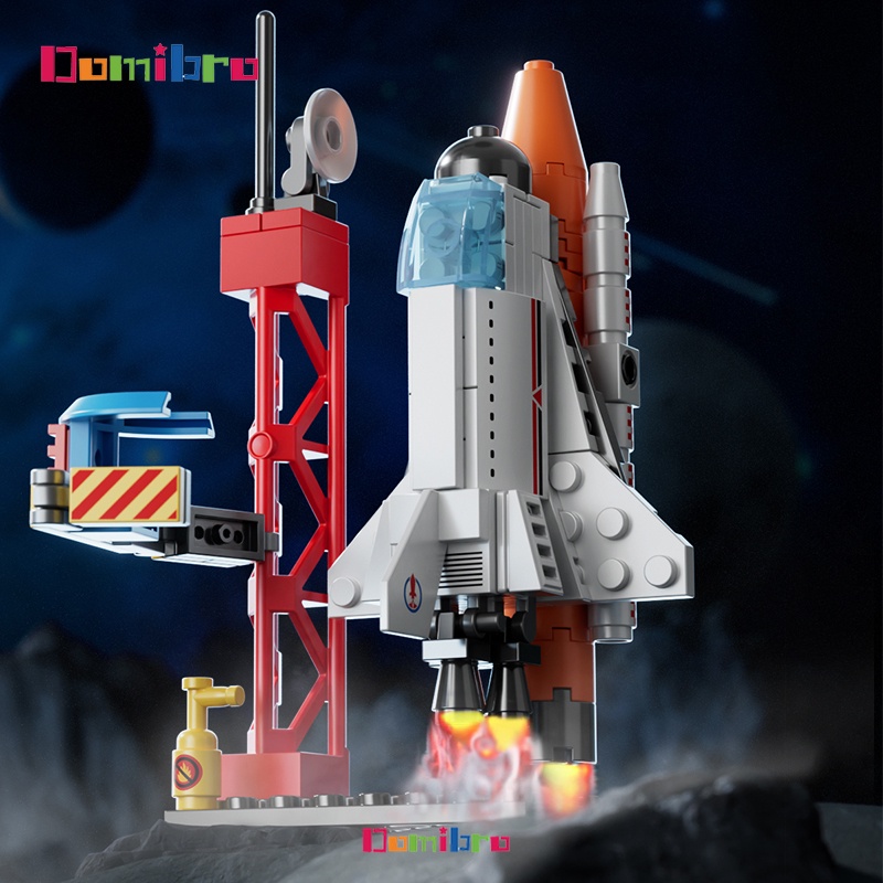Building Blocks Space Shuttle Rocket 3D Model Education Toys Gift for
