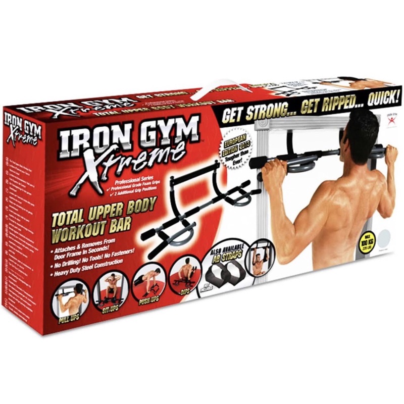 Iron Gym Total Upper Body Workout Bar Extreme Edition Shopee