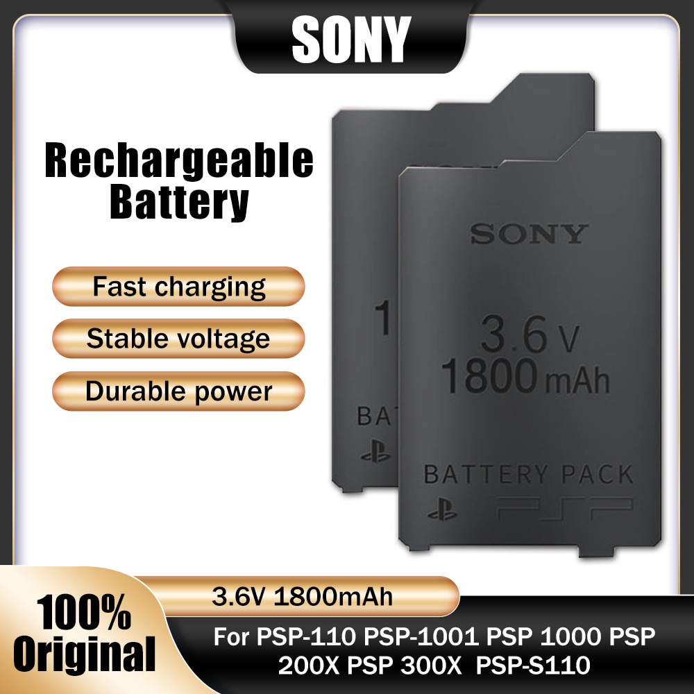 SONY 3.6V 1800mAh Lithium Rechargeable Battery For PSP110 PSP1001 PSP