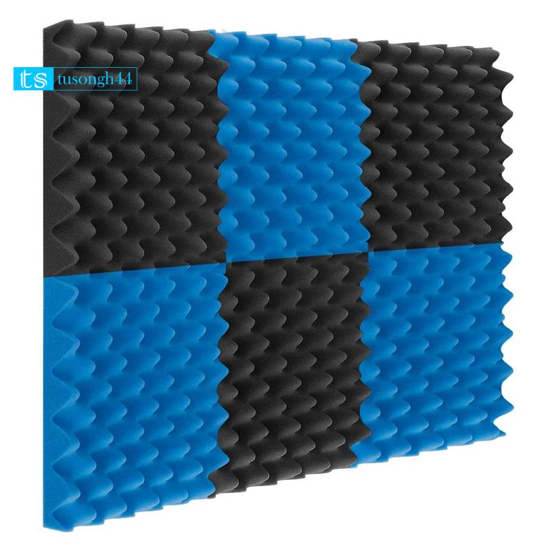 12Pack Acoustic Foam Panels Egg Crate Foam Sound Proof Padding 1 ...