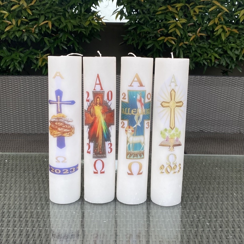 Victory Candle Paschal Candle(2023) [3 Inches Diameter,15 Inches Height