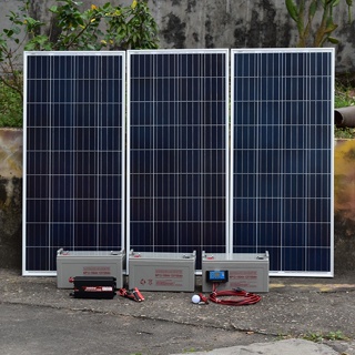 300 watts Solar Panel 18Volt Pv Solar Module Cell Panel generator set for home with batteri inverter