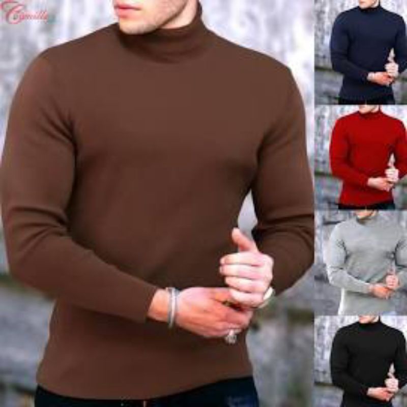 Zumi Turtle Neck Long Sleeve for Men (3 Sizes S-XL) | Shopee Philippines