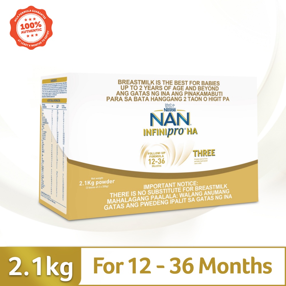 NAN INFINIPRO HA THREE Follow Up Formula For 12 36 Months 2 1kg