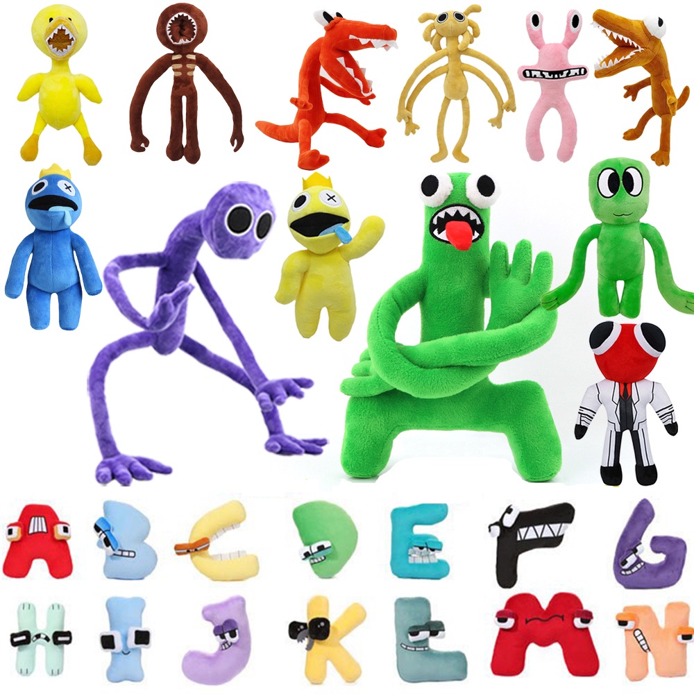 30cm Rainbow Friends Roblox/Alphabet Lore Game Peripheral Plush Toy ...