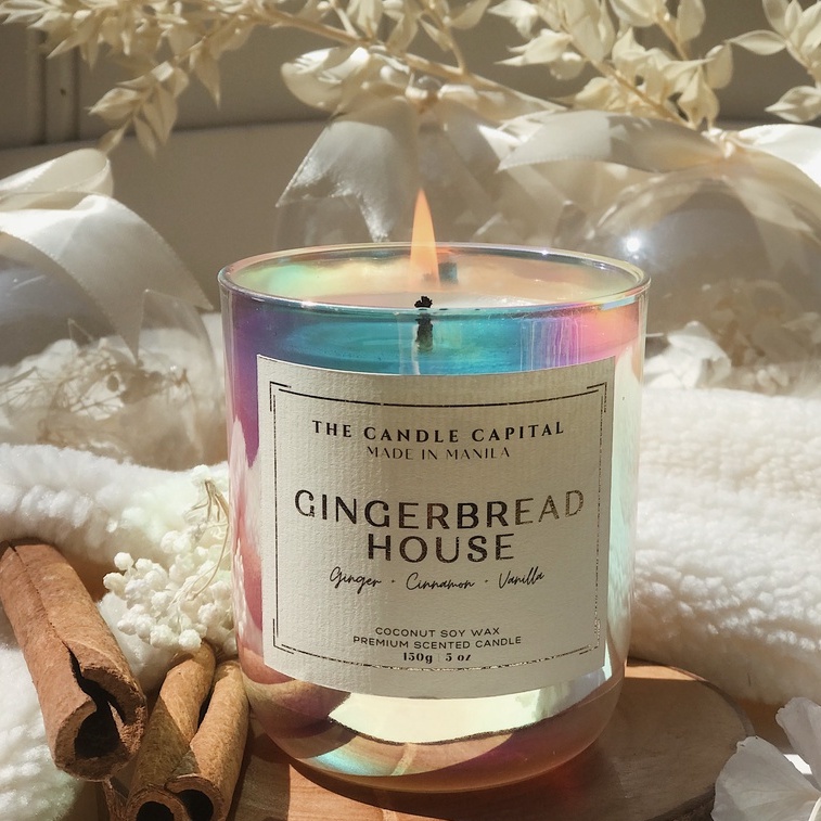 GINGERBREAD HOUSE THE CANDLE CAPITAL SCENTED SOY CANDLES Shopee