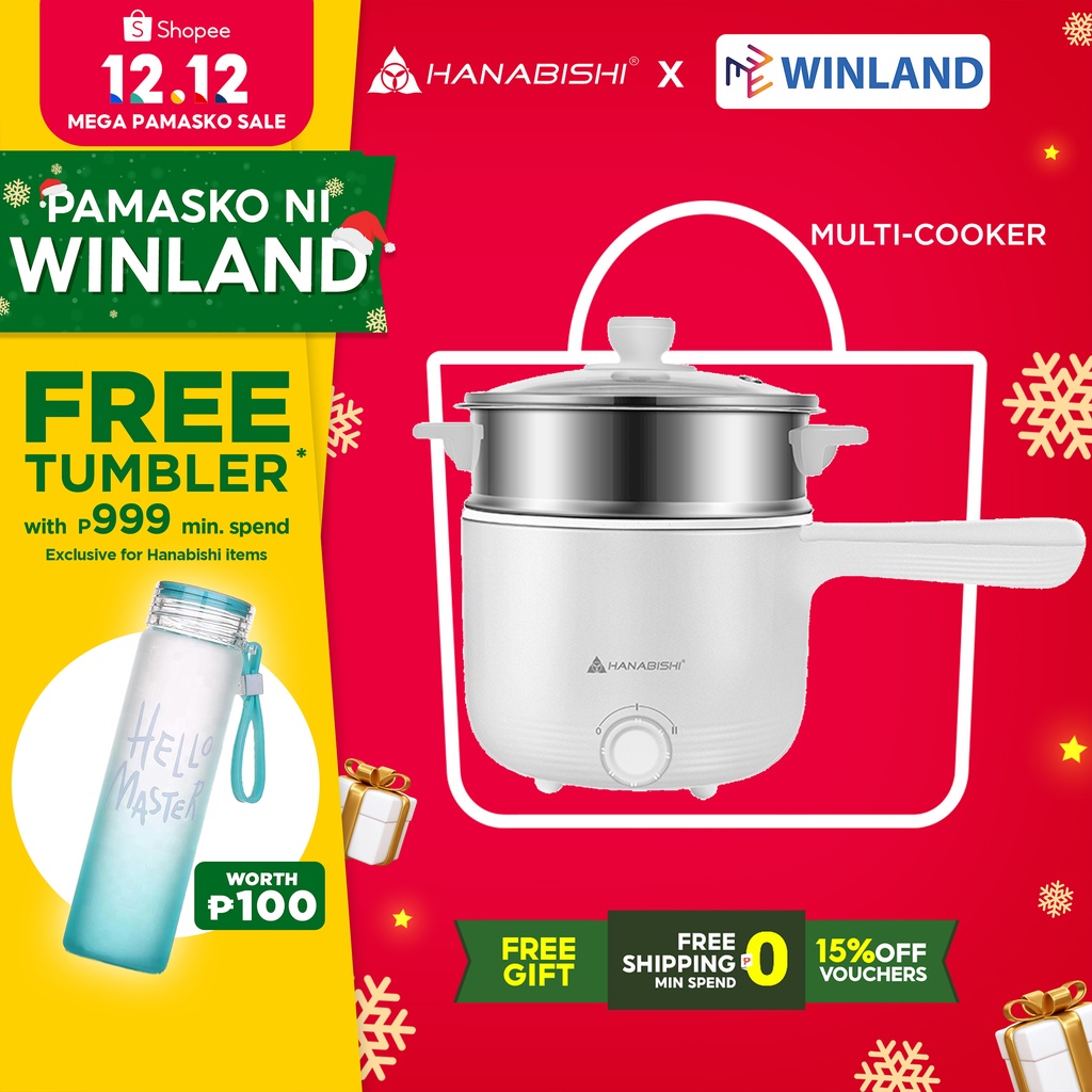 HANABISHI by Winland 1.2Liters Aesthetic MultiFunction Cooker