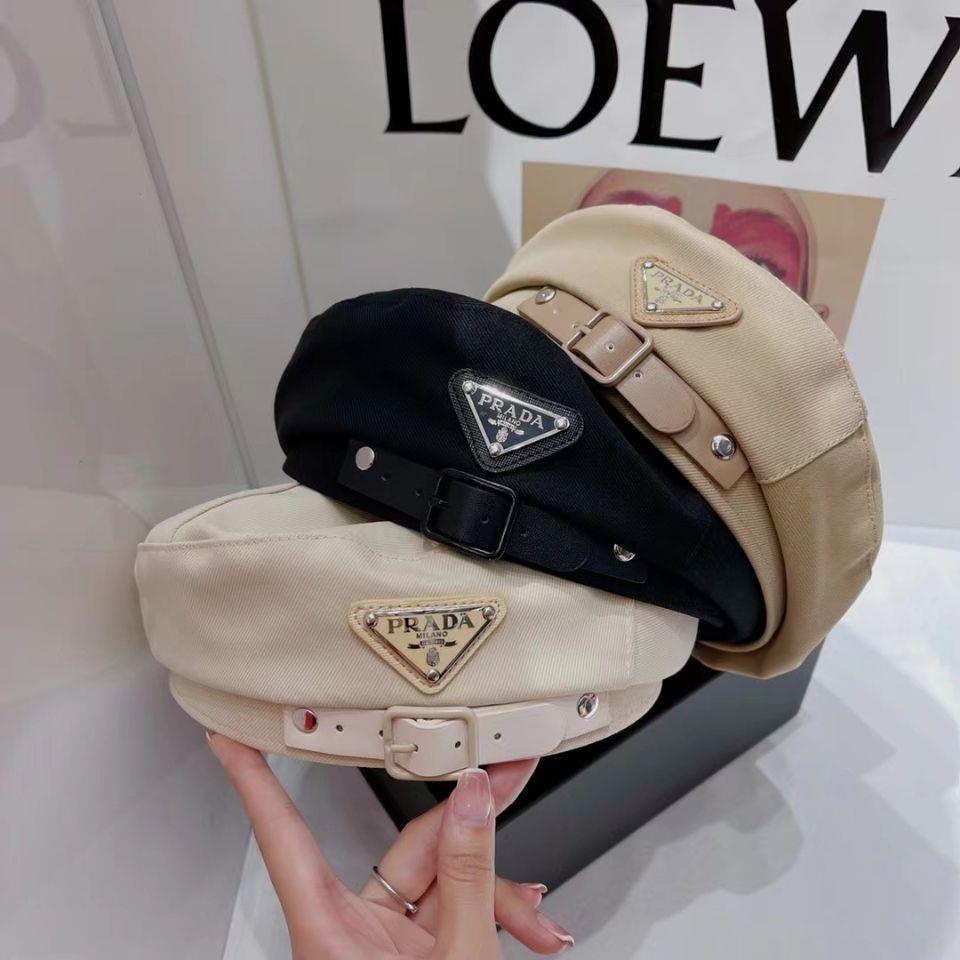 The new PRADA beret is a face-lifting pumpkin hat for ladies | Shopee  Philippines