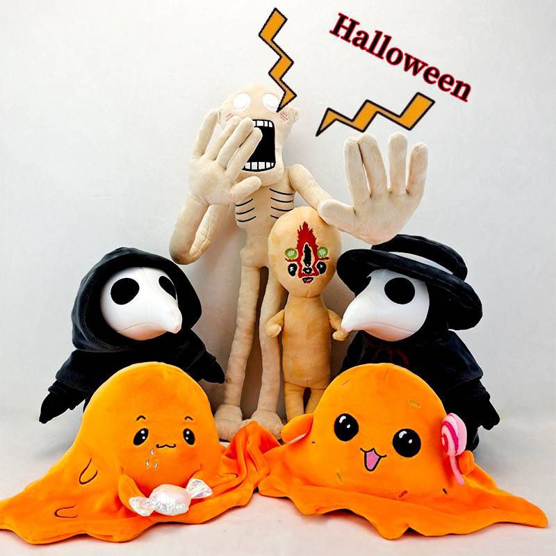 Scp Monster Siren Head Plush Doll Halloween Plague Doctor Series Scp ...